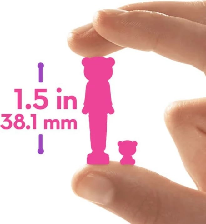 Lodër Barbie Mini Barbieland Cutie Reveal, Mattel HYM25, 4 cm, plastikë, për vajza, një copë