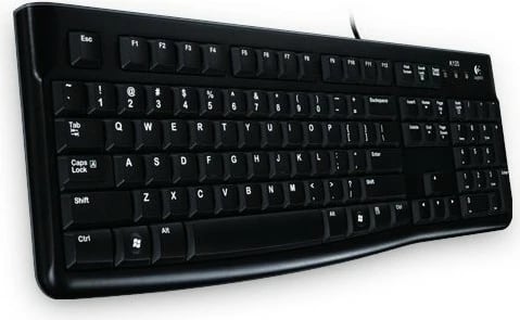 Tastierë Logitech K120 për Biznes, Wired, USB, QWERTZ, E zezë
