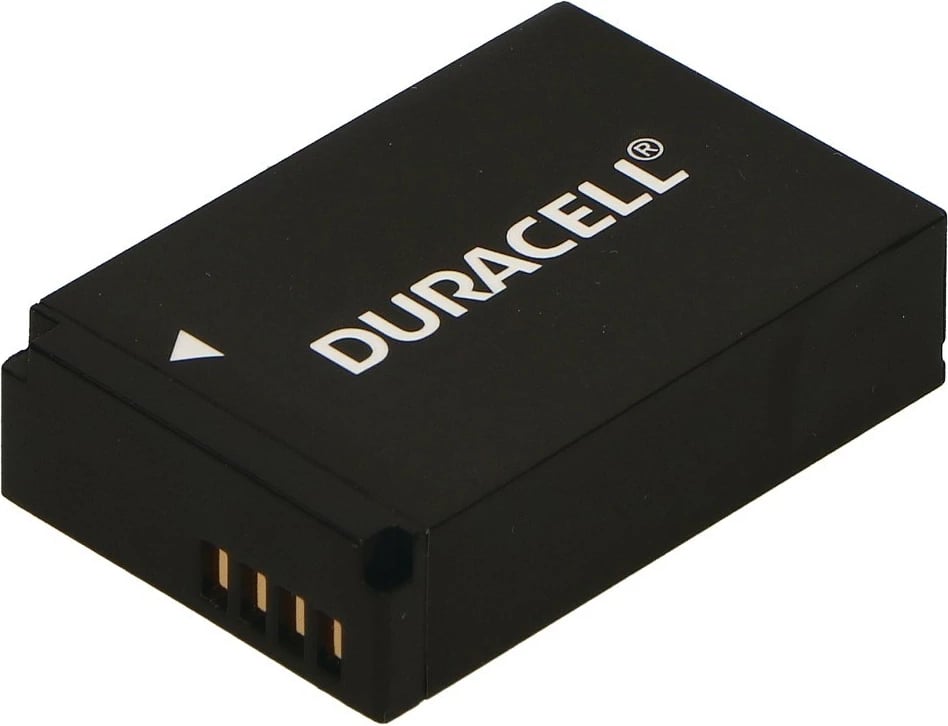 Bateri për kamera Duracell, zëvendëson Canon LP-E12, 750 mAh, E zezë