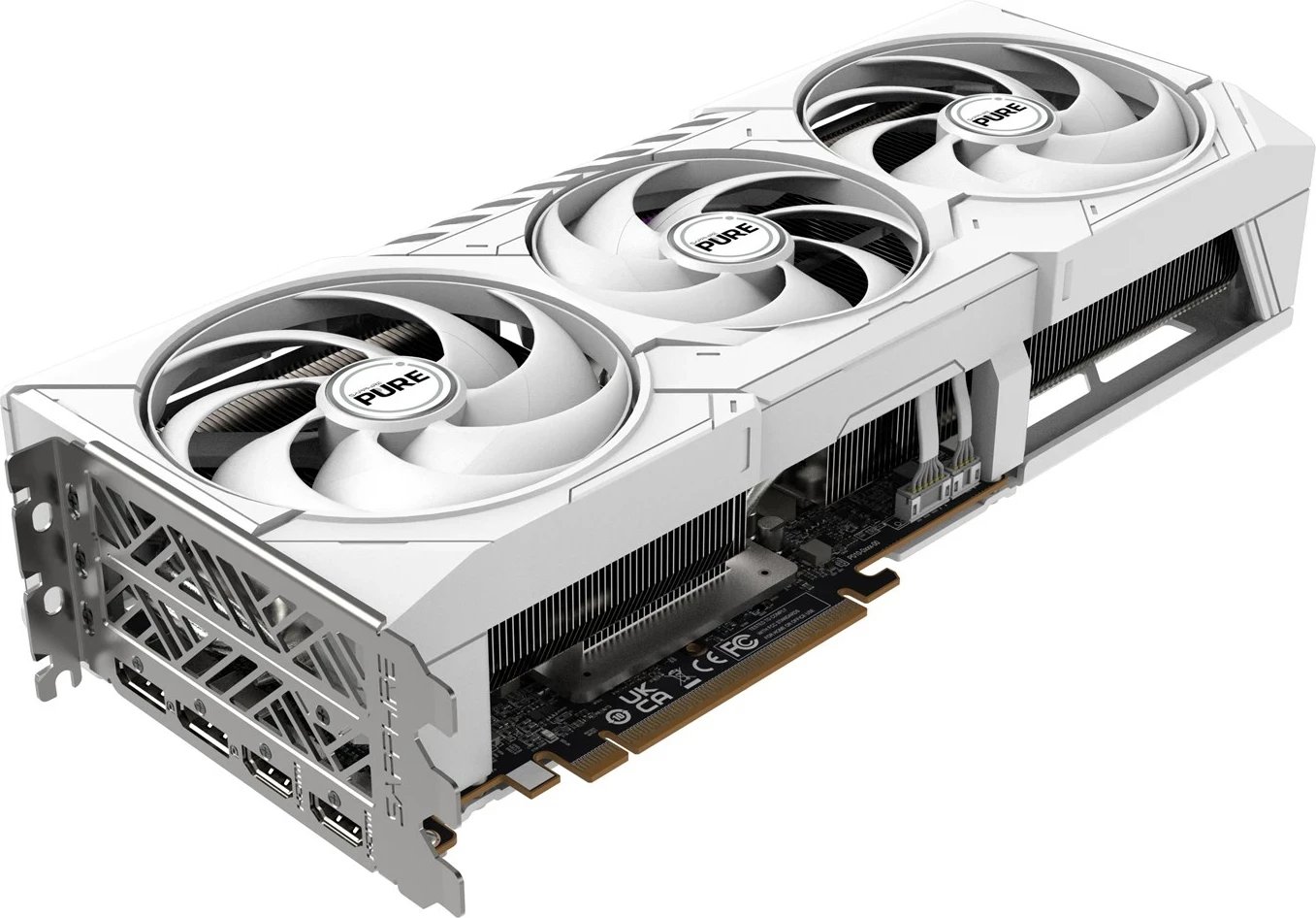 Kartelë grafike Sapphire PURE Radeon RX 9070 XT, 16 GB GDDR6, Bardhë