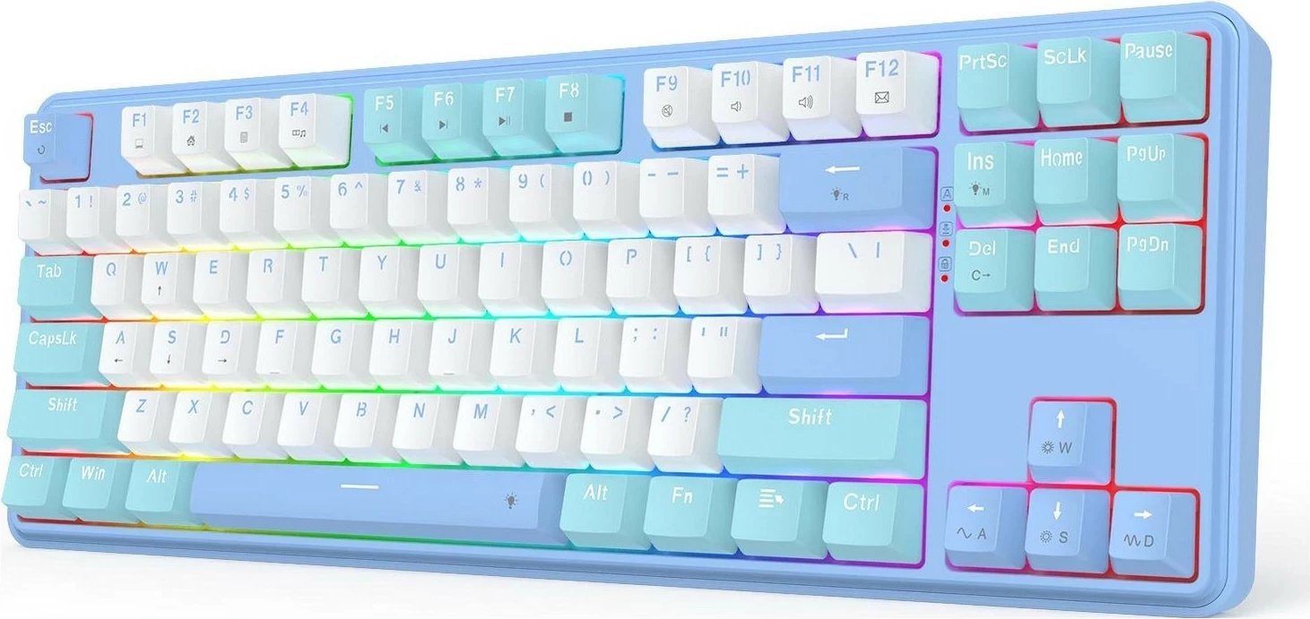 Tastierë Redragon K707WBB-RGB StarBlade, RGB, mekanike, e bardhë