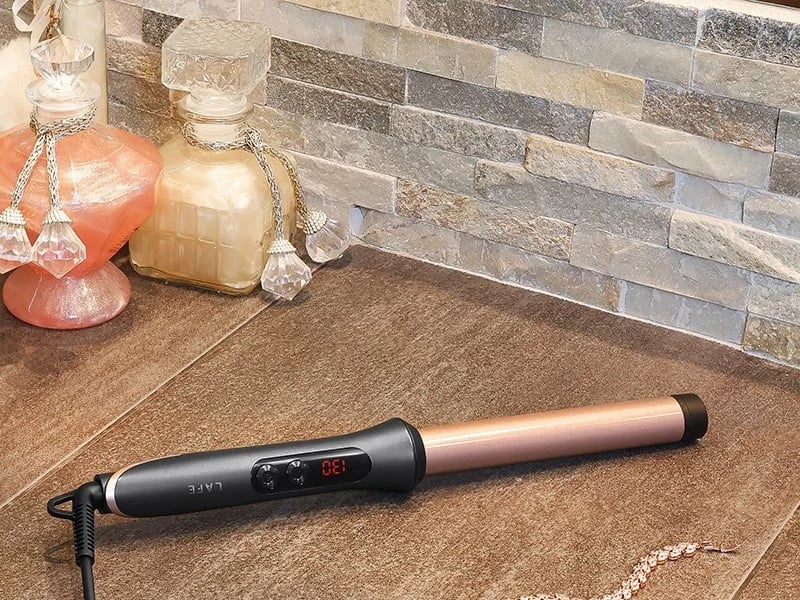 Lok për flokë Lafe Sleek & Shine Curler 25mm, zi dhe bakër