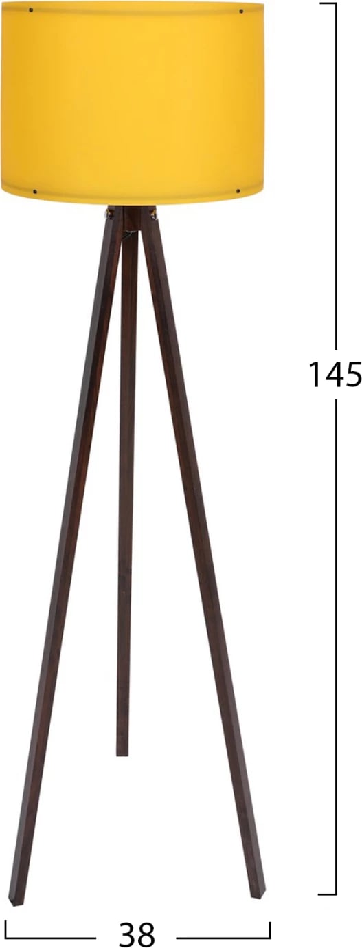 Llambë dyshemeje FH7272.02, 038x145cm, e verdhë