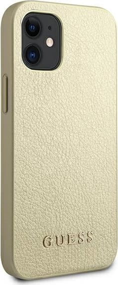 Mbështjellës Guess Iridescent për iPhone 12 mini, Gold