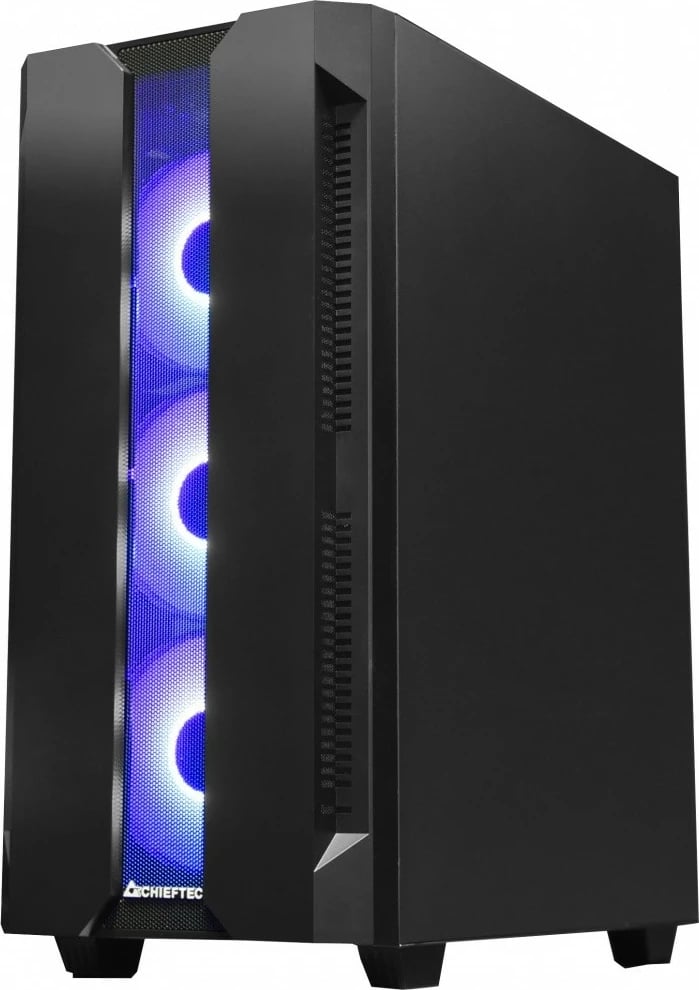 Kasë Chieftec GS-01B-OP Hunter Midi Tower, 4x RGB fan, e zezë