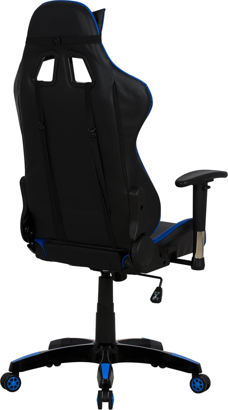 Karrige gaming për zyre, FH1056.08, Racing, ngjyrë zezë-blu, 67x70x134 cm