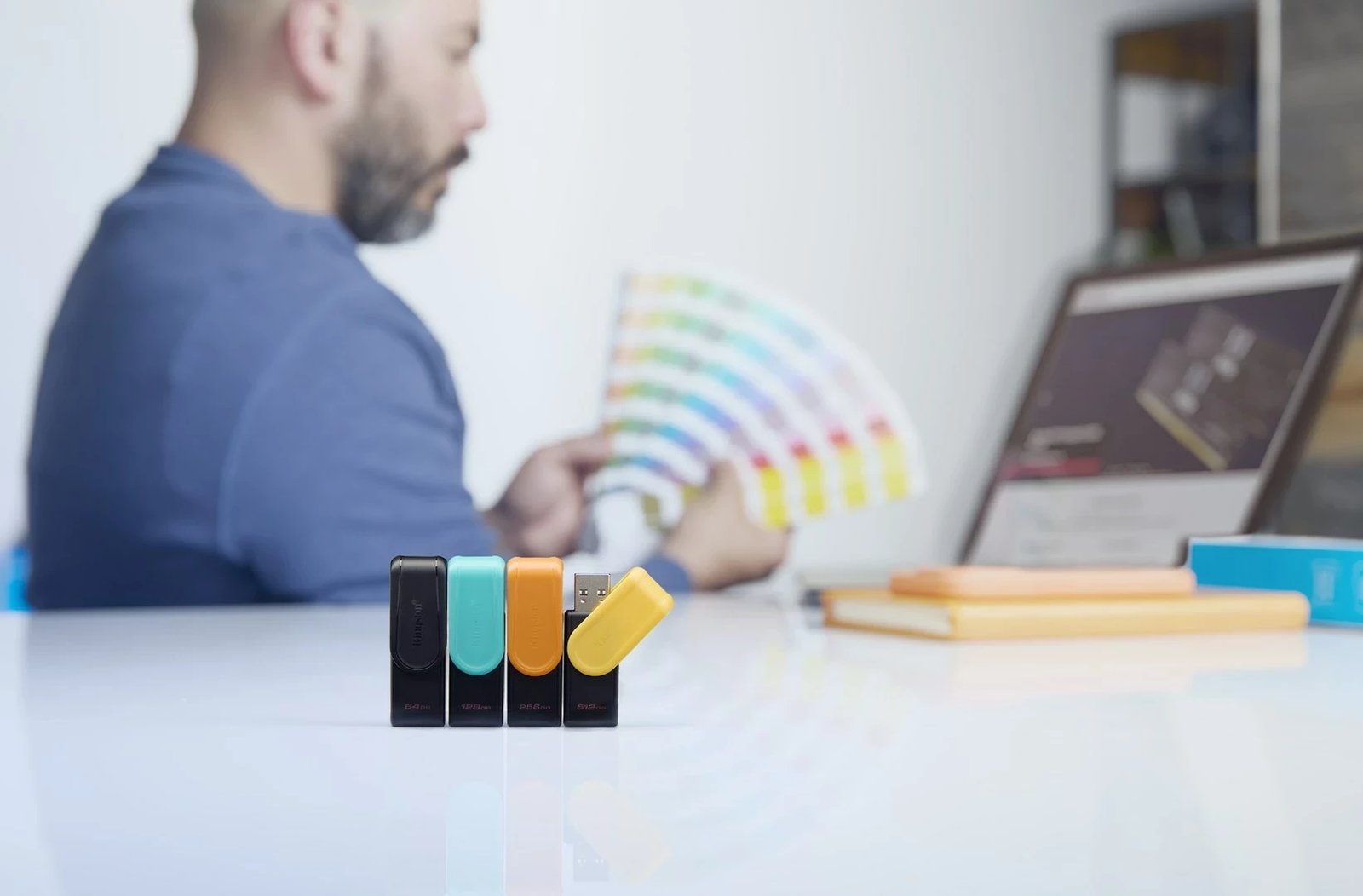 USB flash Kingston DataTraveler Exodia S 128GB, USB 3.2, zi/turkuaz