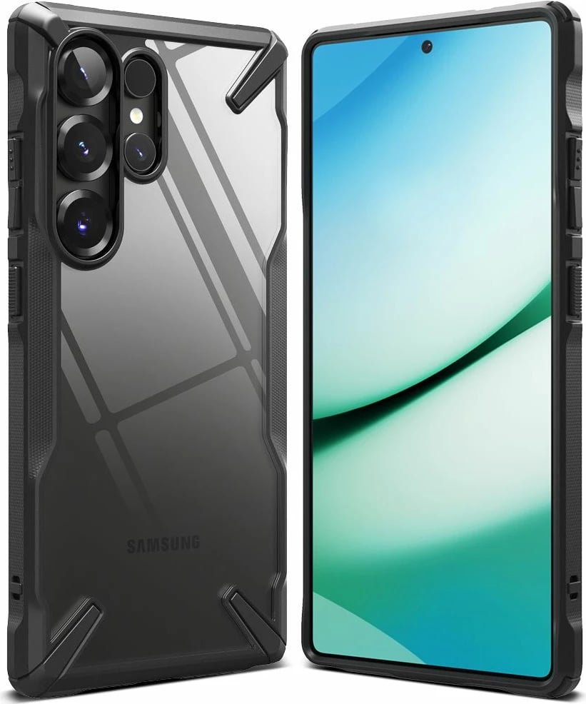 Mbështjellës Ringke Fusion X për Samsung Galaxy S25 Ultra, Zi