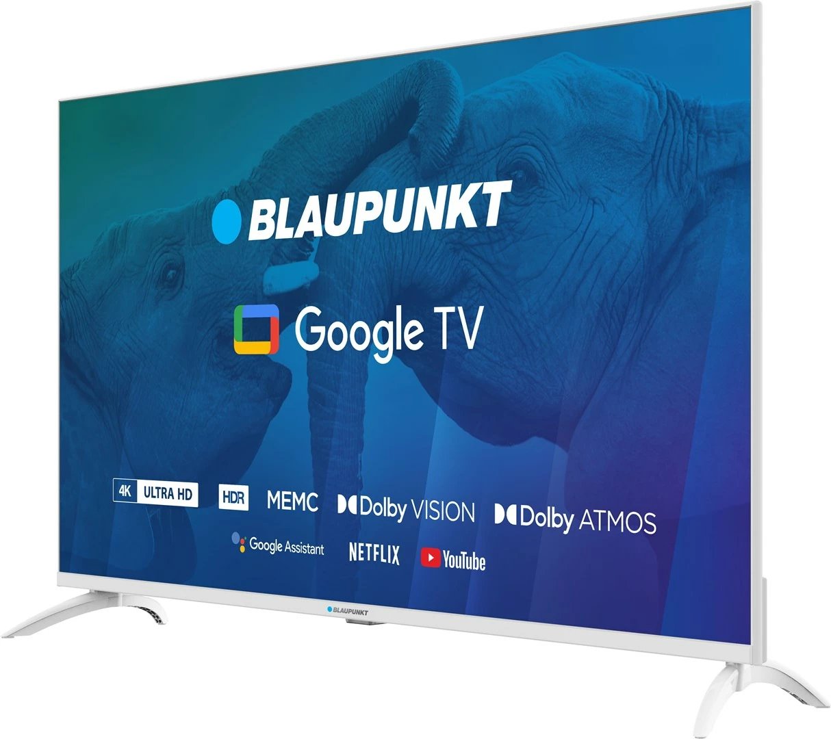 Televizor Blaupunkt 43UBG6010S 4K Ultra HD LED, GoogleTV, Dolby Atmos, WiFi, bardhë