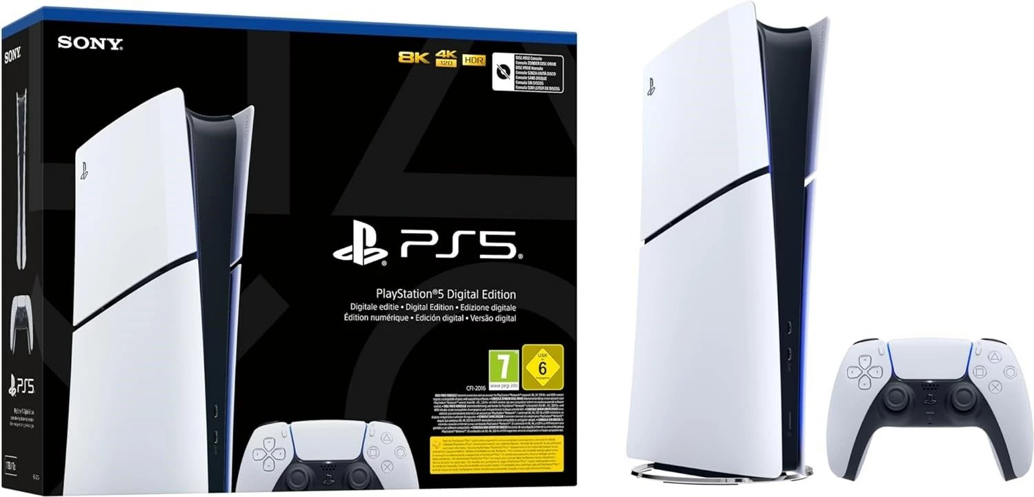 Konsolë Sony PlayStation 5 Digital Slim Edition, 1TB