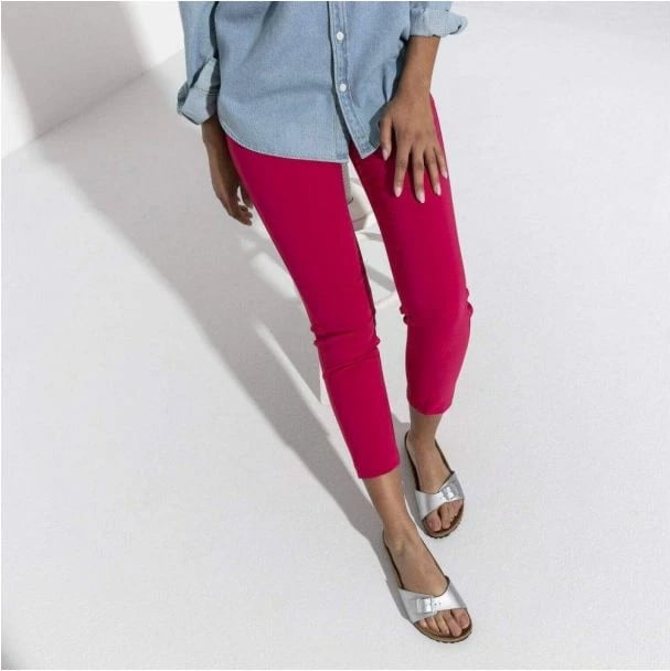 Papuqe femra Birkenstock, të bardha