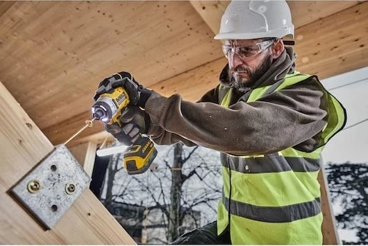 Makine goditëse DeWalt DCF860N-XJ, 18V, brushless, 1.1 kg, verdhë/zezë