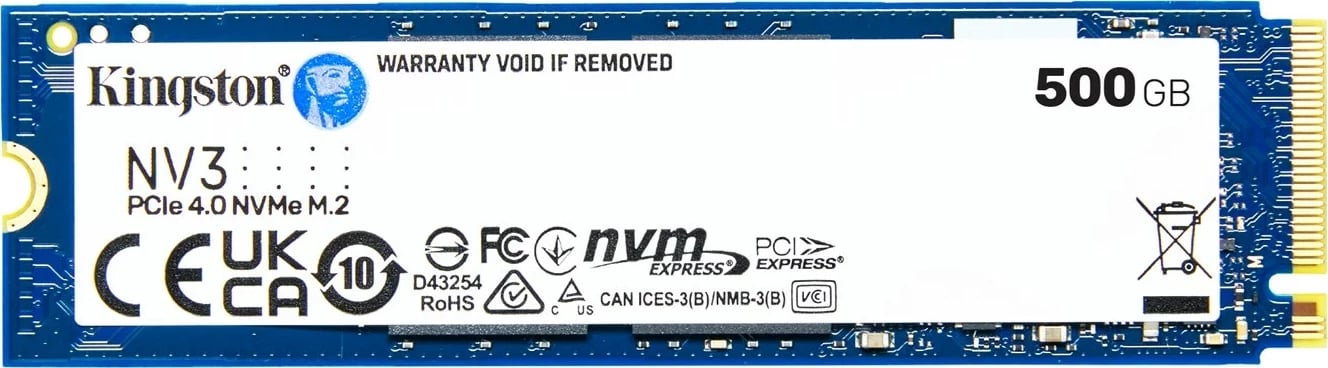 SSD Kingston NV3 M.2 2280 NVMe, 500 GB