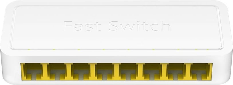 Switch Cudy FS108D, Fast Ethernet (10/100), bardhë