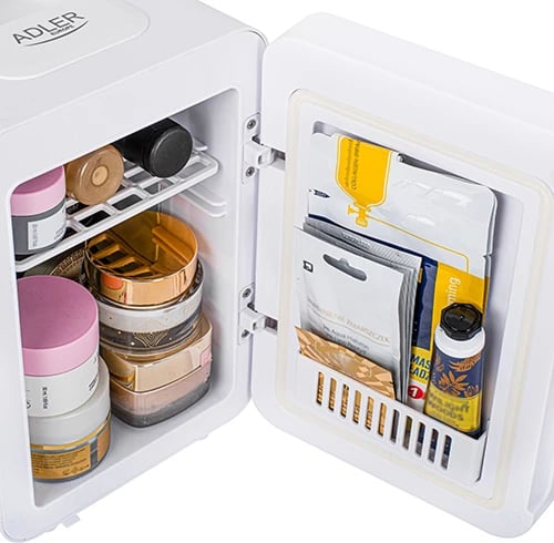 Mini frigorifer, Adler, AD 8085, 4L, ftohje dhe ngrohje, pasqyrë, për shtëpi dhe veturë