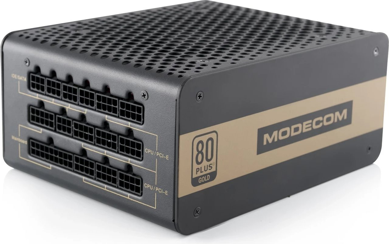 Njësi furnizimi me rrymë Modecom Volcano Gold 750 W ATX, e zezë