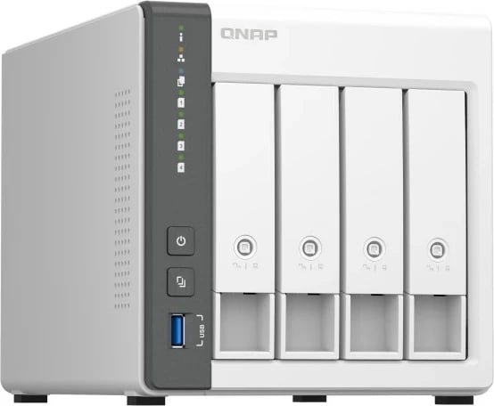 NAS QNAP TS-433, Cortex-A55, 4 GB RAM, Bardhë