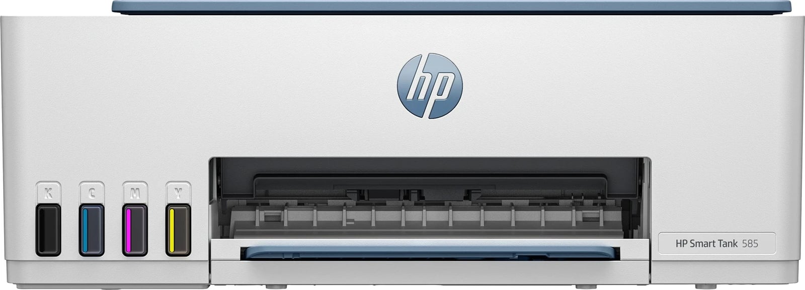 Printer i Mençur HP Smart Tank 585, për Shtëpi dhe Zyrë në Shtëpi, Blu
