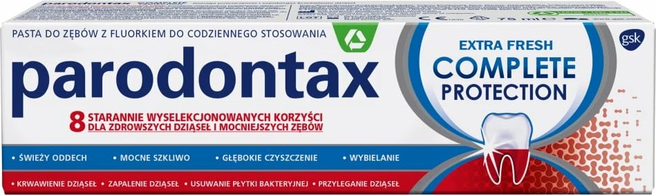 Pasta dhëmbësh Parodontax Complete Protection Extra Fresh 75ml