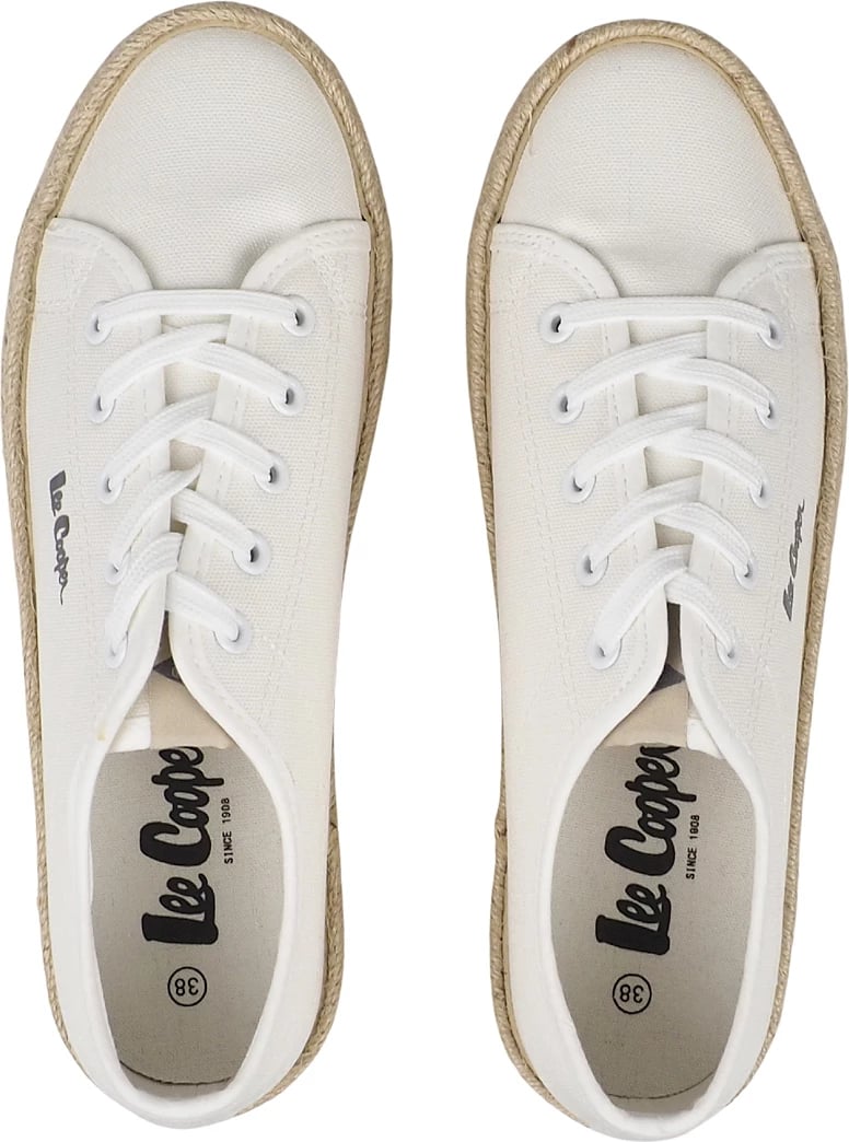 Këpucë për femra Lee Cooper, të bardha