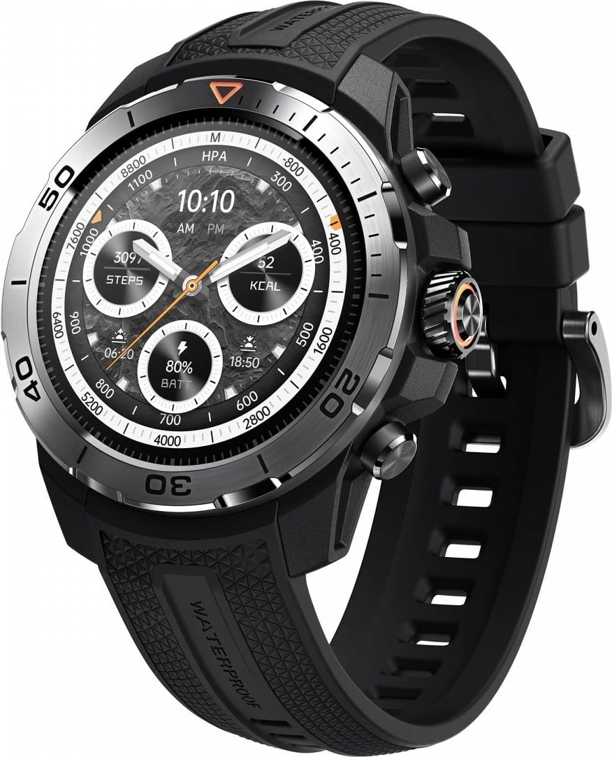 Smartwatch Mibro GS Explorer, 1.3", 128 MB, 460 mAh, e zezë