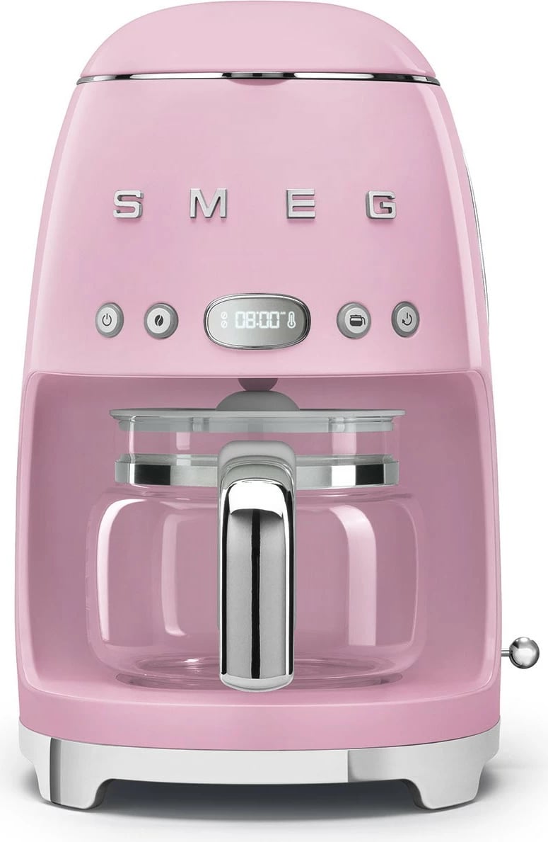 Aparat kafe SMEG DCF02PKEU, stil i viteve '50, rozë