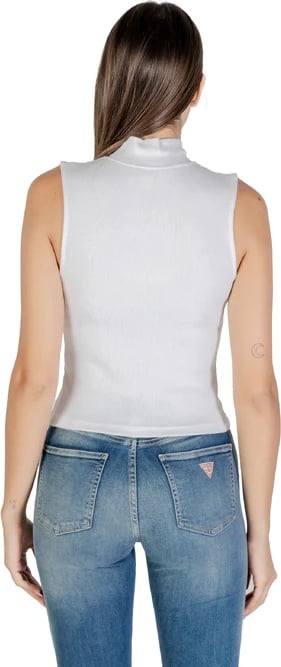 Top Calvin Klein Jeans femra, e bardhë