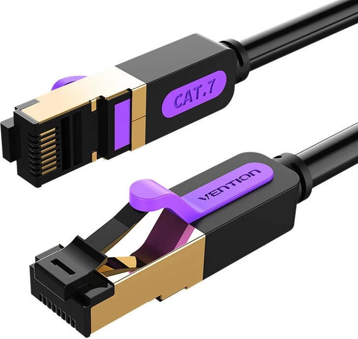 Kabllo rrjeti Vention ICDBJ CAT7, 5m, 10Gbps, e zezë