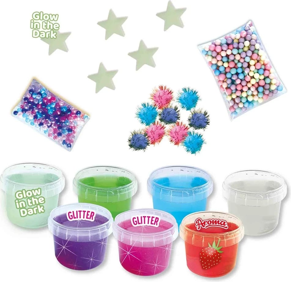 Set slime SES Creative Mix it mania, shumëngjyrësh, për fëmijë