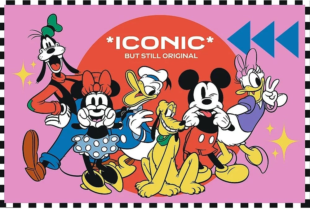 Puzzle Trefl 2x200 pjesë, Mickey Mouse & Friends, për fëmijë, shumëngjyrëshe, set