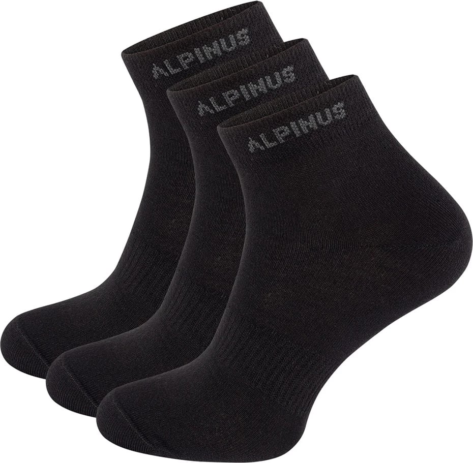 Çorape outdoor Alpinus unisex, të zeza