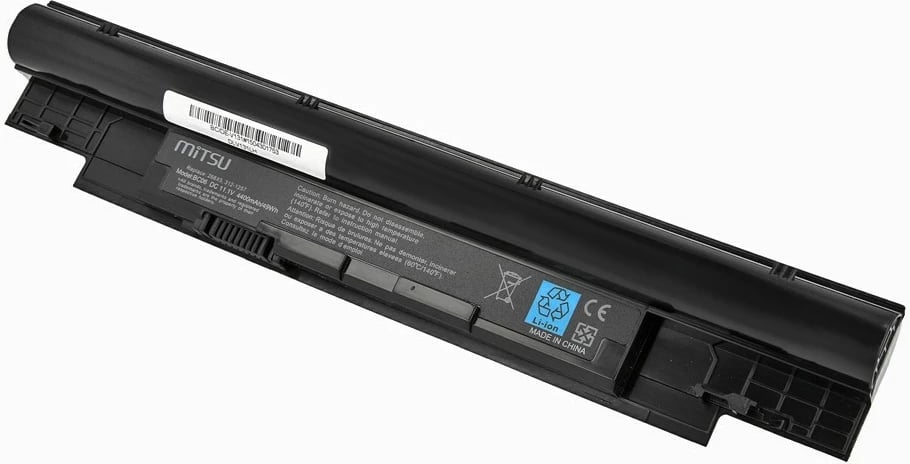 Bateri laptop Mitsu BC/DE-V131 për Dell Inspiron 13Z, 14Z, Vostro V131, 4400 mAh, 11.1V, 6 qeliza