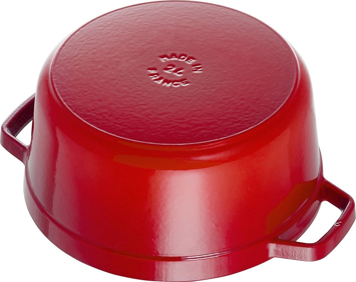 Tenxhere gize Staub La Cocotte 28cm, e kuqe