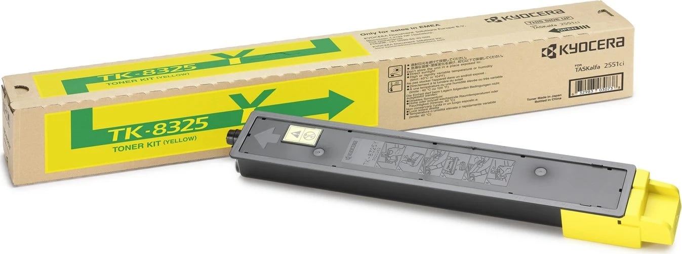 Toner Kyocera TK-8325Y origjinal, për printer, Verdhë, 1 copë