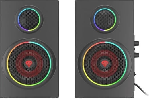 Altoparlantë kompjuteri Genesis Helium 300BT ARGB, Bluetooth, të zi