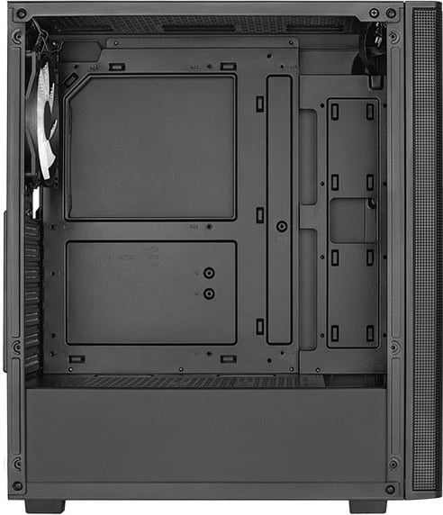 Kasë AeroCool Designer v1, Midi Tower, ATX/micro ATX/mini ITX, e zezë, me 4 ventilatorë RGB Kasë AeroCool Designer v1, Midi Tower, ATX/micro ATX/mini ITX, e zezë, me 4 ventilatorë RGB