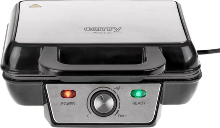 Gofrownicë Camry CR 3046, 1600W, e zezë/argjendtë