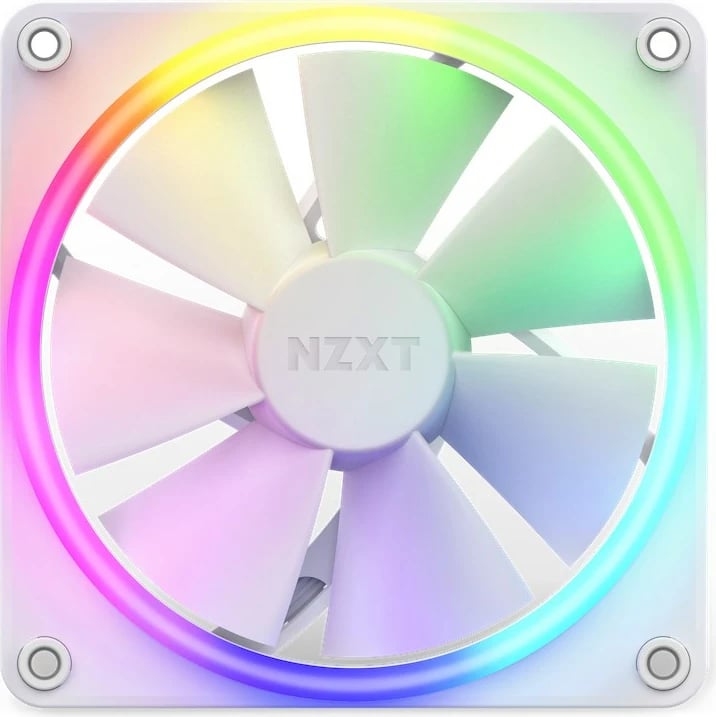 Set ventilatorë për kasë NZXT F120 RGB, 12 cm, 3 copë, Bardhë