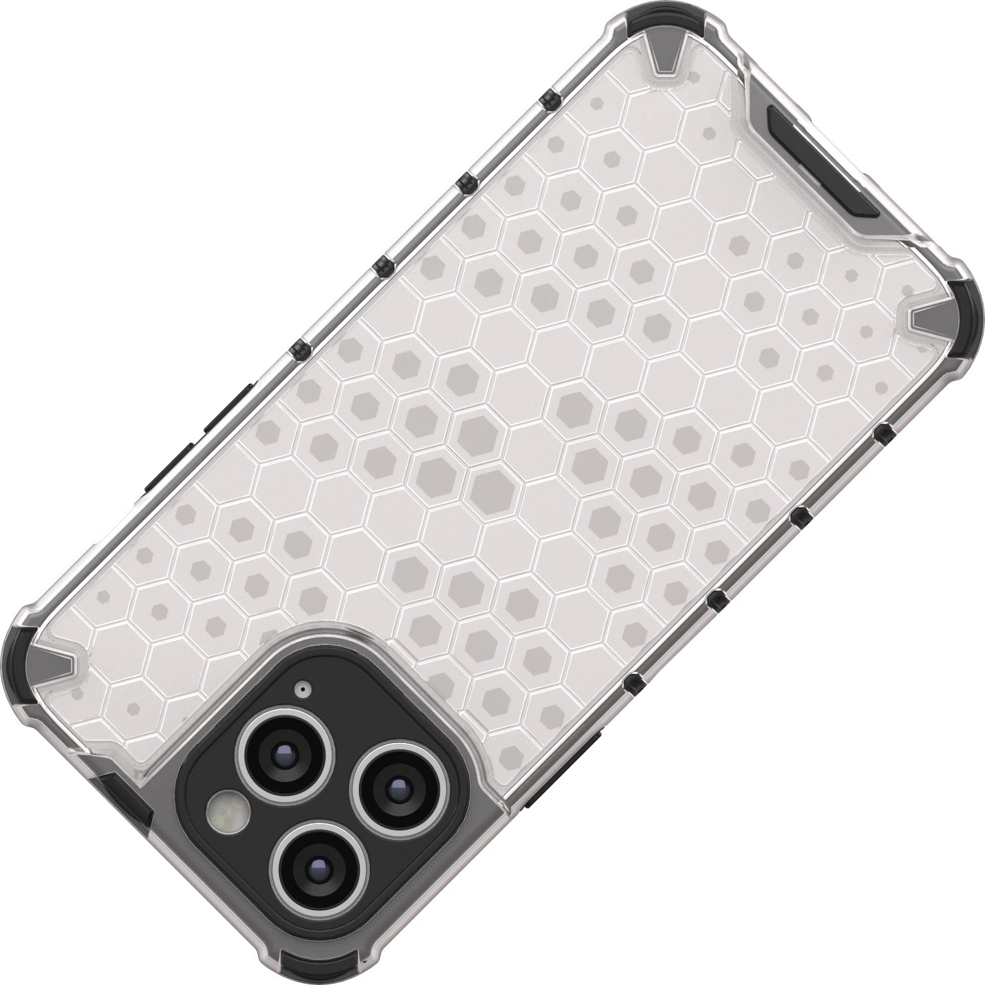Mbështjellës Hurtel Honeycomb për iPhone 14 Pro Max, i zi Mbështjellës Hurtel Honeycomb për iPhone 14 Pro Max, i zi