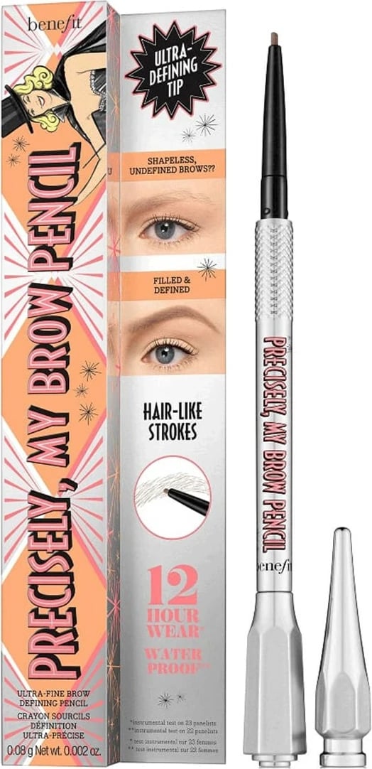 Laps për vetulla Benefit Precisely My Brow Pencil për femra 2 Warm Golden Blonde 0.08g