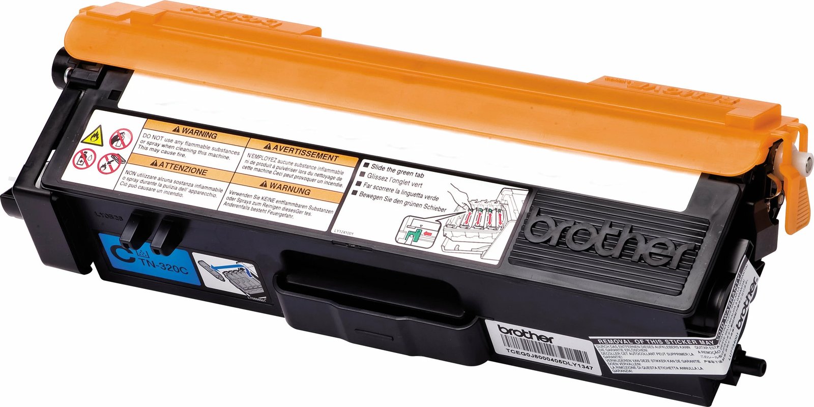 Toner Brother TN-320C, Cian, për printer laser