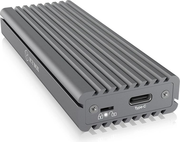 Kasë SSD ICY BOX IB-1817M-C31, M.2, PCI Express 3.0, 10 Gbit/s, USB lidhje, Gri
