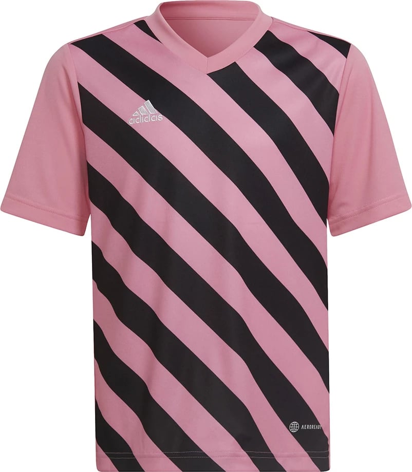 Maicë për fëmijë adidas, rozë-e zezë