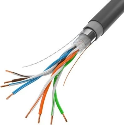 Kabllo rrjeti Lanberg CAT 5e FTP, 305m, e zezë