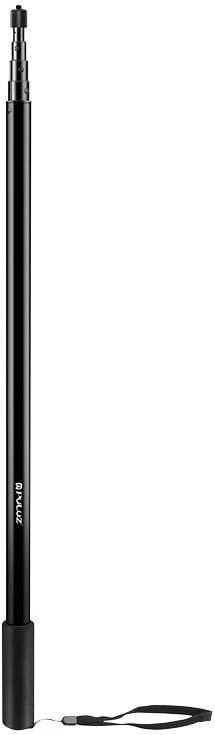 Selfie stick Puluz PU642B për kamera sportive dhe telefona, 3m, zi