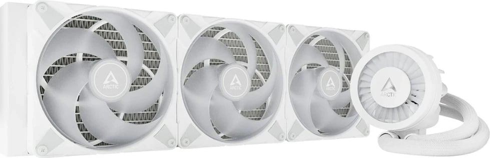 Ftohës uji Arctic Cooling Liquid Freezer III 420 A-RGB, për CPU, i bardhë