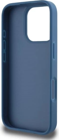 Mbështjellës Guess 4G Bottom Stripe për iPhone 16 Pro Max, Kaltër