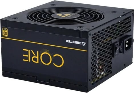 Kasë Chieftec CORE BBS-500S 500W, 80 PLUS Gold, jo-modular, e zezë