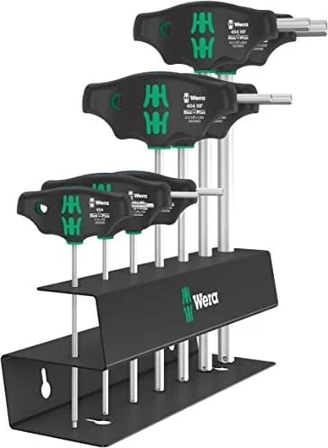 Set kaçavidash WERA 454/7 HF, 7 copë