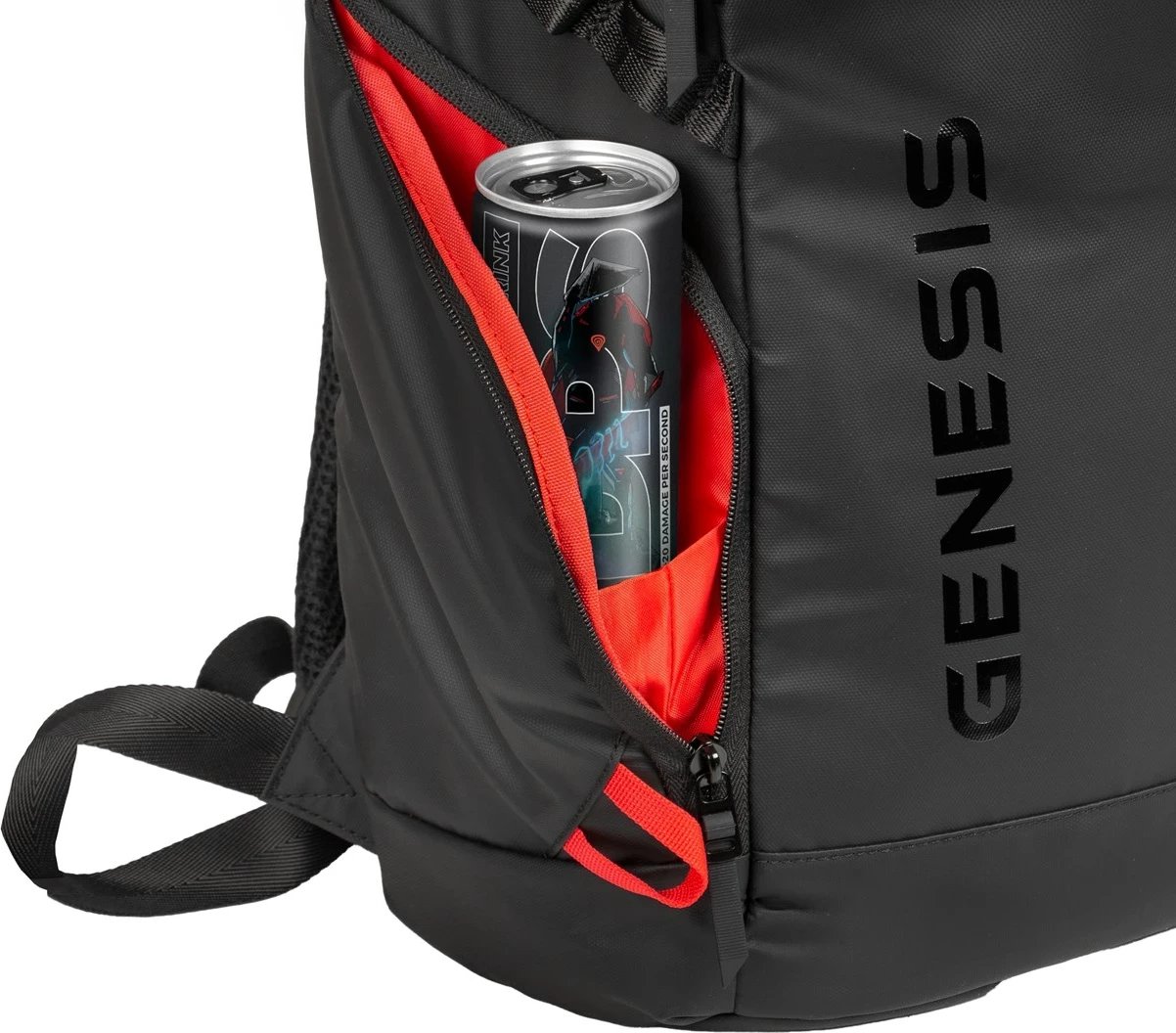 Çantë shpine GENESIS Pallad 420, 15.6", poliester, e zezë